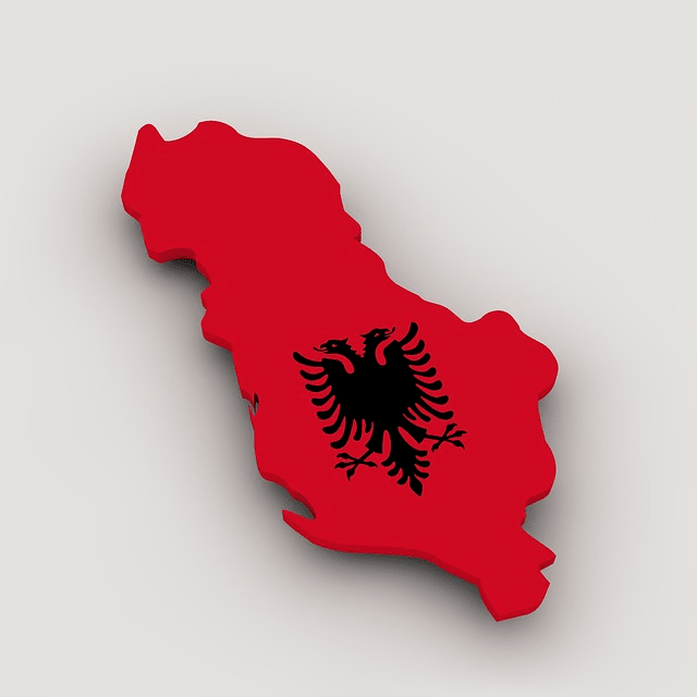 Albania - granice kraju